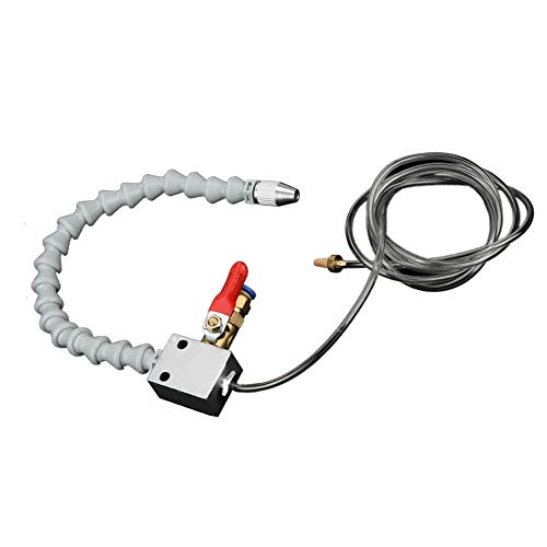 KIMISS Universelle Kühldüse für CNC-Graviermaschinen – Einstellbares Präzisions-Wassersprühgerät für Verbesserte Kühlung und Staubkontrolle (White) von KIMISS