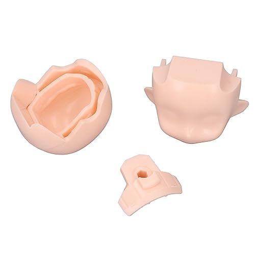 Leerer Puppenkopf für 1 12 Kugelgelenk -DIY -Make -up -Kopf, Ersatz Herstellen Exquisit Abnehmbarer Plastikzement (#1) von KIMISS