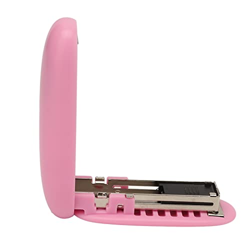 Mini -Hefter, Hebelstruktur Sparen Arbeiten Faltbar L Abs Hülle Heftmaschine Petite Le Desktop Stapler Tragbar für Büroschule Home Structur Kleine Handverkehrsgröße (#2) von KIMISS