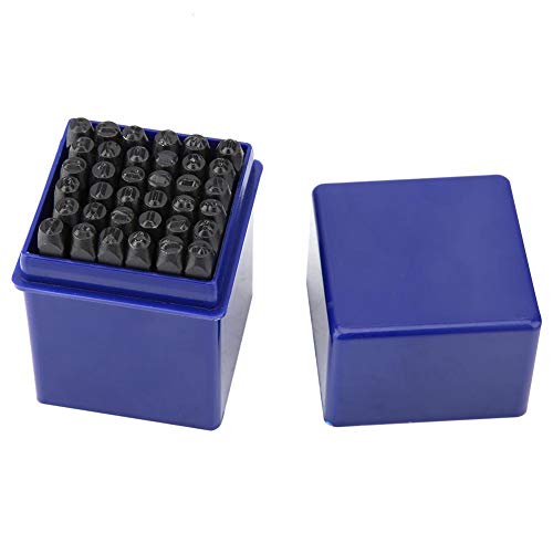 Professionell 36pcs Stahl Alphabet & Zahlenstempelstempel Set für Metall, Holz, Leder - 3 Mm Langlebige Kohlenstoffstahl -Stempelwerkzeuge von KIMISS