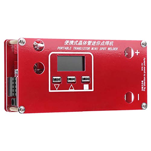Punktschweißgerät Tragbares Punktschweißgerät Mini-Punktschweißgerät Tragbarer Transistor Lithium-Batterie für Kondensator von KIMISS