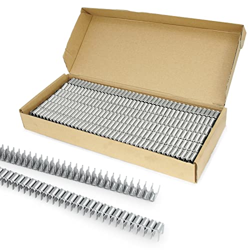 CL72 Kaltwalzstahl oder verzinkte Klemmklammern, 1.120 StückBox, Befestigungen für Harcto M66 Klemmscherwerkzeug, Drahtzaunklammern zum Verbinden von Käfigen (Kaltwalzstahl mit verzinkter CL72 Kaltwalzstahl oder verzinkte Klemmklammern, 1.120 StückBox, Befestigungen für Harcto M66 Klemmscherwerkzeug, Drahtzaunklammern zum Verbinden von Käfigen (Kaltwalzstahl mit verzinkter von KIMSING