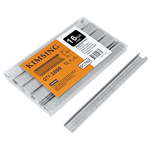 KIMSING SC760 16 Gauge Hog Rings 1/2 Zoll Crown C Ring Klammern 1.000 Stück verzinkte Zaunklammern Verschlussdurchmesser von 3,0–4,8 mm für Schweineringpistole KIMSING SC760 16 Gauge Hog Rings 1/2 Zoll Crown C Ring Klammern 1.000 Stück verzinkte Zaunklammern Verschlussdurchmesser von 3,0–4,8 mm für Schweineringpistole von KIMSING