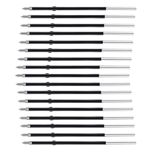 KINBOM 100 Stück Austauschbare Kugelschreiber-Nachfüllungen 0,7mm Mittlere Spitze für Gel-Tinten-Nachfüllung Glattes Schreiben für Einziehbaren Kugelschreiber (Blau) von KINBOM