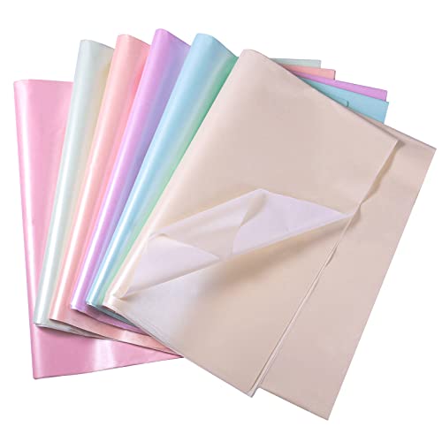 KINBOM 90 Blatt 50 x 35 cm Seidenpapier, 6 Seidenpapier Metallic Perlglanzpapier, Seidenpapier Geschenkpapier Seidenpapier für Urlaub Geburtstagsfeier Dekoration Hochzeit KINBOM 90 Blatt 50 x 35 cm Seidenpapier, 6 Seidenpapier Metallic Perlglanzpapier, Seidenpapier Geschenkpapier Seidenpapier für Urlaub Geburtstagsfeier Dekoration Hochzeit von KINBOM