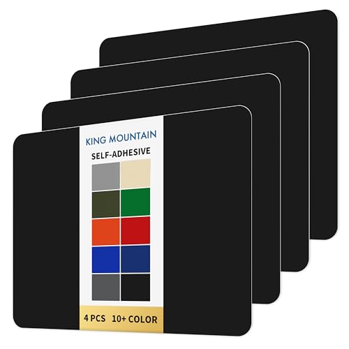 KING MOUNTAIN Selbstklebender Reparaturflicken aus Nylongewebe, 22,9 x 27,9 cm, 4 Stück, schnelles Daunenjacken-Reparaturflicken, wasserdichtes Outdoor-Ausrüstungs-Patch-Set für Zelt, Rucksäcke von KING MOUNTAIN