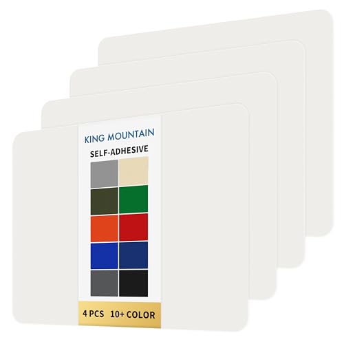 KING MOUNTAIN Selbstklebender Reparaturflicken aus Nylongewebe, 22,9 x 27,9 cm, 4 Stück, schnelles Daunenjacken-Reparaturflicken, wasserdichtes Outdoor-Ausrüstungs-Patch-Set für Zelt, Rucksäcke von KING MOUNTAIN