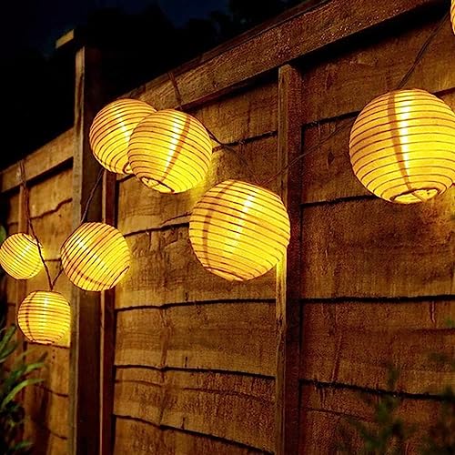 Solar Lichterkette,KINGCOO Wasserfest 6 Meter 30 LEDs Lampions Laterne Solarbetrieben Lichterkette Weihnachten Außen Gartenbeleuchtung Dekoration für Terrasse,Hof,Haus,Weihnachtsbaum,Feiern(Warmweiß) Solar Lichterkette,KINGCOO Wasserfest 6 Meter 30 LEDs Lampions Laterne Solarbetrieben Lichterkette Weihnachten Außen Gartenbeleuchtung Dekoration für Terrasse,Hof,Haus,Weihnachtsbaum,Feiern(Warmweiß) von KINGCOO