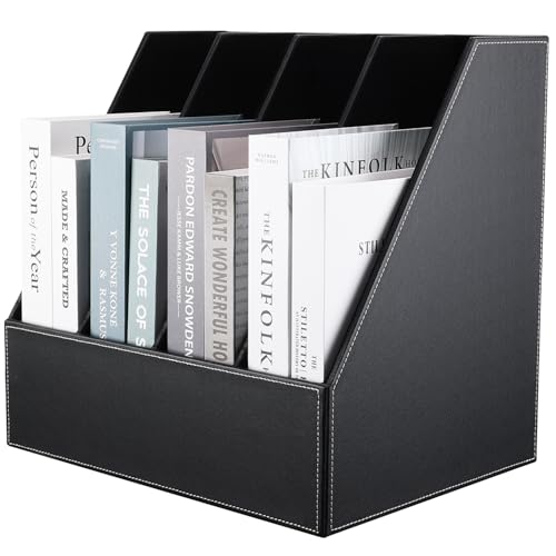 KINGFOM™ Leder Stehsammler A4 von KINGFOM