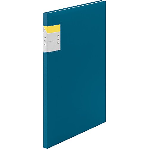 King Jim Kakiko Dokumentenmappe, 20 Fächer, A4, transparent, Marineblau von KINGJIM