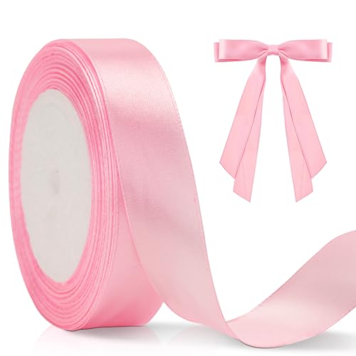 KINGLAKE 22M Geschenkband Rosa, 2CM Schleifenband, Satinband, Seidenbänder, geschenkbänder stoff, Dekobänder für Hochzeit, Party, Weihnachten, Basteln KINGLAKE 22M Geschenkband Rosa, 2CM Schleifenband, Satinband, Seidenbänder, geschenkbänder stoff, Dekobänder für Hochzeit, Party, Weihnachten, Basteln von KINGLAKE