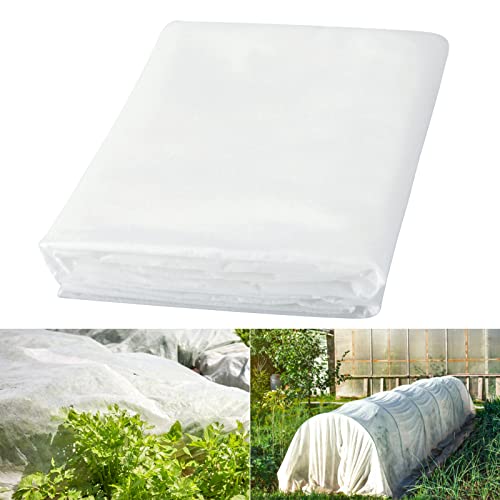KINGLAKE Gartenvlies Wasserdurchlässig, Gartenvlies Unkrautvlies 5 x 1.6 m, Vlies Garten 30g/m², Gartenvlies Frostschutz Weiß, Gartenflies, Pflanzenvlies Winterschutz KINGLAKE Gartenvlies Wasserdurchlässig, Gartenvlies Unkrautvlies 5 x 1.6 m, Vlies Garten 30g/m², Gartenvlies Frostschutz Weiß, Gartenflies, Pflanzenvlies Winterschutz von KINGLAKE