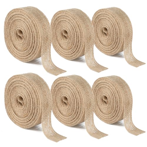 KINGLAKE Juteband Rolle 2cm Fein, 60M Juteband Jahrgang, Sackleinen Band Natür, Dekoband Jute Für DIY Handwerk Verpackung, Geschenk, Hochzeit, Weihnachten, Esstisch, Blumenstrauß Dekoration KINGLAKE Juteband Rolle 2cm Fein, 60M Juteband Jahrgang, Sackleinen Band Natür, Dekoband Jute Für DIY Handwerk Verpackung, Geschenk, Hochzeit, Weihnachten, Esstisch, Blumenstrauß Dekoration von KINGLAKE