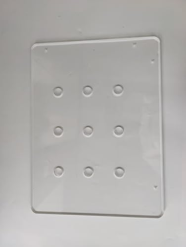 Kingria Fräs-Schablone für Hundeloch, zur Herstellung von Löchern, Transparenz, Acryl, Hundelochschablone, DIY-Router-Führungs-Set, robuste Holzbearbeitungsanleitung für Bankhunde, Kekse, Festhalten Kingria Fräs-Schablone für Hundeloch, zur Herstellung von Löchern, Transparenz, Acryl, Hundelochschablone, DIY-Router-Führungs-Set, robuste Holzbearbeitungsanleitung für Bankhunde, Kekse, Festhalten von KINGRIA