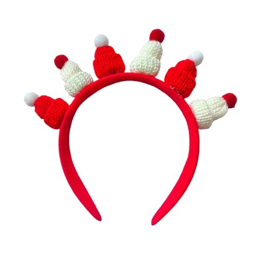 KINSPON Bunte Weihnachtsmannmütze, Stirnband, Weihnachtsdekoration, Neujahrsdekoration, Familienfeier-Kopfschmuck KINSPON Bunte Weihnachtsmannmütze, Stirnband, Weihnachtsdekoration, Neujahrsdekoration, Familienfeier-Kopfschmuck von KINSPON