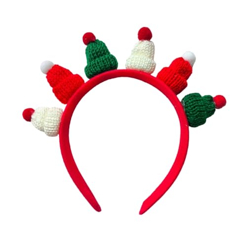 KINSPON Bunte Weihnachtsmannmütze, Stirnband, Weihnachtsdekoration, Neujahrsdekoration, Familienfeier-Kopfschmuck KINSPON Bunte Weihnachtsmannmütze, Stirnband, Weihnachtsdekoration, Neujahrsdekoration, Familienfeier-Kopfschmuck von KINSPON
