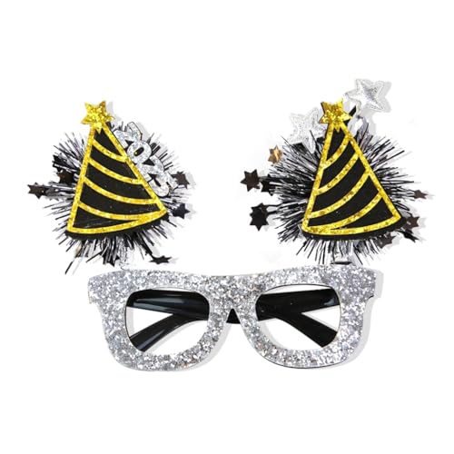 KINSPON Partybrille mit Sternmuster, bequem, für Neujahr, Feiern, Geburtstage, Hochzeiten KINSPON Partybrille mit Sternmuster, bequem, für Neujahr, Feiern, Geburtstage, Hochzeiten von KINSPON