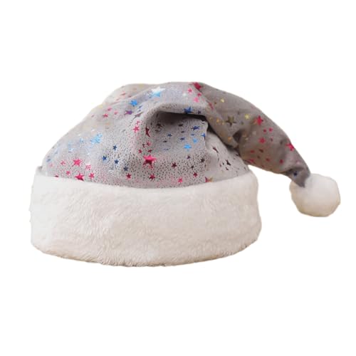 KINSPON Samt-Weihnachtsmütze, bequeme Weihnachtsmütze, dick, für Weihnachten, Neujahrsfeiern KINSPON Samt-Weihnachtsmütze, bequeme Weihnachtsmütze, dick, für Weihnachten, Neujahrsfeiern von KINSPON