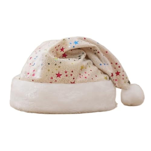 KINSPON Samt-Weihnachtsmütze, bequeme Weihnachtsmütze, dick, für Weihnachten, Neujahrsfeiern KINSPON Samt-Weihnachtsmütze, bequeme Weihnachtsmütze, dick, für Weihnachten, Neujahrsfeiern von KINSPON