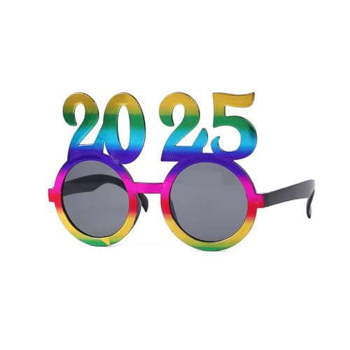 KINSPON Stilvolle 2025 Neujahrsfeier Brille Schneemänner Brille Kostüm Brille Weihnachten Party Zubehör KINSPON Stilvolle 2025 Neujahrsfeier Brille Schneemänner Brille Kostüm Brille Weihnachten Party Zubehör von KINSPON