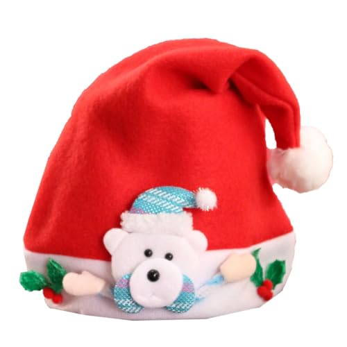 KINSPON Weihnachtsmütze, Jugendliche, Weihnachts-Kopfbedeckung, interaktive Urlaubshüte für Kinder und Erwachsene KINSPON Weihnachtsmütze, Jugendliche, Weihnachts-Kopfbedeckung, interaktive Urlaubshüte für Kinder und Erwachsene von KINSPON