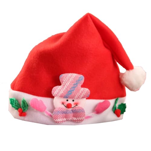 KINSPON Weihnachtsmütze, Jugendliche, Weihnachts-Kopfbedeckung, interaktive Urlaubshüte für Kinder und Erwachsene von KINSPON