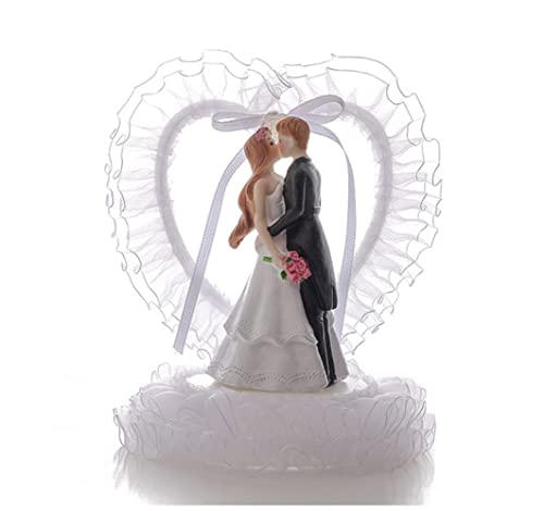 KIPETTO Kuchen Topper Hochzeit Romantischer Cake Topper für Braut und Bräutigam für Hochzeit, Valentinstag, Jahrestag, Geburtstagsfeier KIPETTO Kuchen Topper Hochzeit Romantischer Cake Topper für Braut und Bräutigam für Hochzeit, Valentinstag, Jahrestag, Geburtstagsfeier von KIPETTO