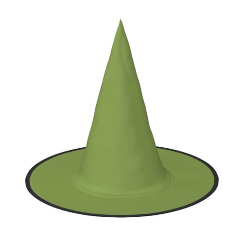 Hellgrün Hexenhut für Halloween, Hexenhut für Kinder und Frauen, ideal für Halloweenparty und Kostüme von KIRROWE
