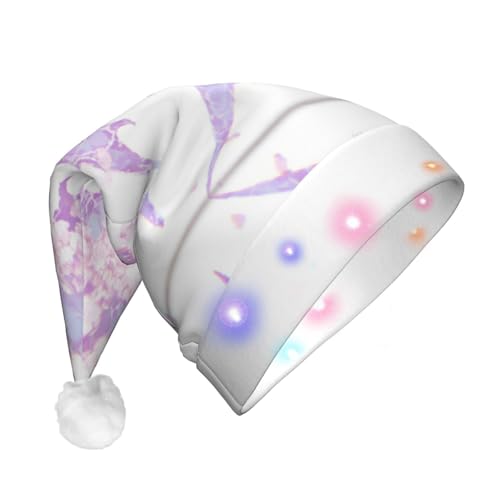 KIRROWE vaporwave textures Leuchtender Weihnachtshut für Erwachsene mit LED-Beleuchtung, leuchtender Weihnachtshut für festliche Anlässe KIRROWE vaporwave textures Leuchtender Weihnachtshut für Erwachsene mit LED-Beleuchtung, leuchtender Weihnachtshut für festliche Anlässe von KIRROWE
