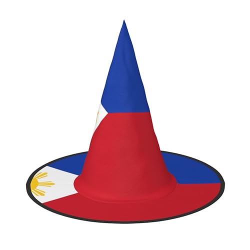 Philippinische Halloween-Flagge, Hexenhut für Kinder und Frauen, ideal für Halloweenparty und Kostüme von KIRROWE