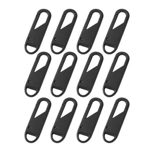 12x Abnehmbare Metall-Reißverschluss-Zipper für Austausch & Reparatur | Kompatibel mit Koffer, Taschen, Kleidung & Gepäck 12x Abnehmbare Metall-Reißverschluss-Zipper für Austausch & Reparatur | Kompatibel mit Koffer, Taschen, Kleidung & Gepäck von KIRVOS