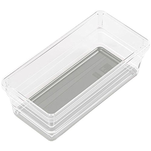 Kis Sortierbox Sistemo 7,5x15 cm in transparent-grau, Plastik, 7.5x15x5 cm von KIS
