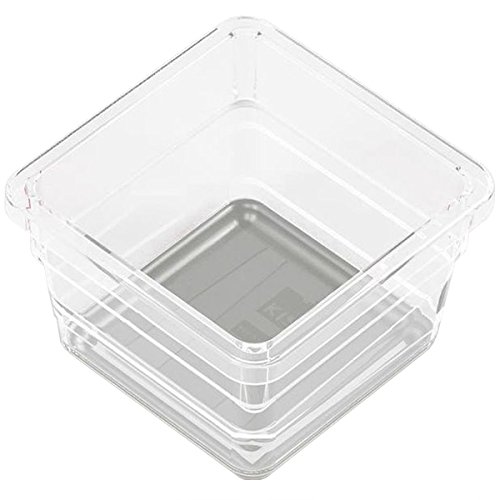 KIS Sortierbox Sistemo 7,5x7,5 cm in transparent-grau, Plastik, 7.5x7.5x5 cm von KIS