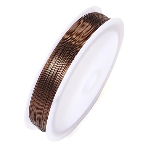 KISSITTY 0,3 mm Kupferdraht für Schmuckherstellung, 70 m, Metalldraht, 28 Gauge, rund, für Bastelarbeiten, Schmuckherstellung, Verpackung, Modellierung KISSITTY 0,3 mm Kupferdraht für Schmuckherstellung, 70 m, Metalldraht, 28 Gauge, rund, für Bastelarbeiten, Schmuckherstellung, Verpackung, Modellierung von KISSITTY