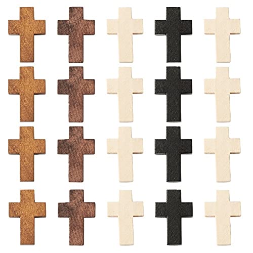 KISSITTY 100 Teile/box Holz Kreuz Charms 4 Farben Natürliche Unvollendete Holz Kreuz Handwerk Perlen Kleine Kreuz Charms Anhänger Loch: 1,8 mm für Halskette Armband Schmuck Machen DIY Ostern KISSITTY 100 Teile/box Holz Kreuz Charms 4 Farben Natürliche Unvollendete Holz Kreuz Handwerk Perlen Kleine Kreuz Charms Anhänger Loch: 1,8 mm für Halskette Armband Schmuck Machen DIY Ostern von KISSITTY