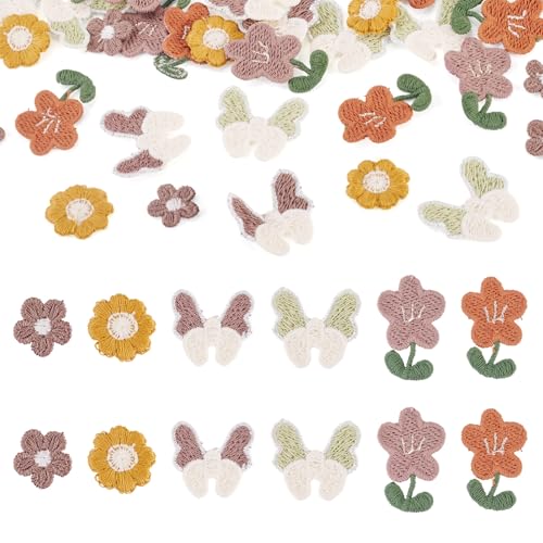 KISSITTY 30 x Blumen-Aufnäher zum Aufbügeln, große Applikationen, zum Aufnähen, niedliche Blumen-Applikation, Kostüm-Zubehör, bunt, bestickt, zum Aufnähen, für Kleidung, Kleid, Jeans, Jacken, Taschen KISSITTY 30 x Blumen-Aufnäher zum Aufbügeln, große Applikationen, zum Aufnähen, niedliche Blumen-Applikation, Kostüm-Zubehör, bunt, bestickt, zum Aufnähen, für Kleidung, Kleid, Jeans, Jacken, Taschen von KISSITTY