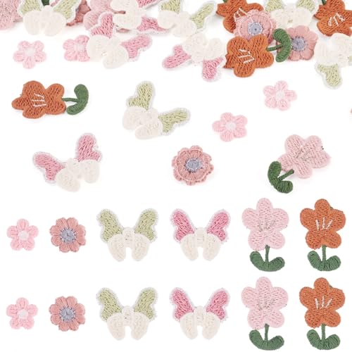 KISSITTY 30 x Blumen-Aufnäher zum Aufbügeln, niedliche Blumen-Applikationen, Verzierungen, zum Aufnähen, bunt, bestickt, zum Aufnähen, für Kleidung, Kleid, Jeans, Jacken, Taschen, Bastelarbeiten KISSITTY 30 x Blumen-Aufnäher zum Aufbügeln, niedliche Blumen-Applikationen, Verzierungen, zum Aufnähen, bunt, bestickt, zum Aufnähen, für Kleidung, Kleid, Jeans, Jacken, Taschen, Bastelarbeiten von KISSITTY