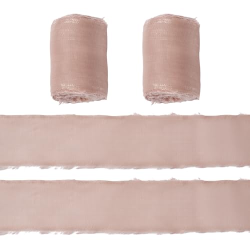 KISSITTY Braunes ausgefranstes Organzaband, 9,1 m, 3,8 cm breit, Geschenkverpackung, Dekorationen, Polyesterbänder für selbstgemachte Hochzeitsblumensträuße, Zuhause, Party, Dekoration, zum Aufhängen KISSITTY Braunes ausgefranstes Organzaband, 9,1 m, 3,8 cm breit, Geschenkverpackung, Dekorationen, Polyesterbänder für selbstgemachte Hochzeitsblumensträuße, Zuhause, Party, Dekoration, zum Aufhängen von KISSITTY