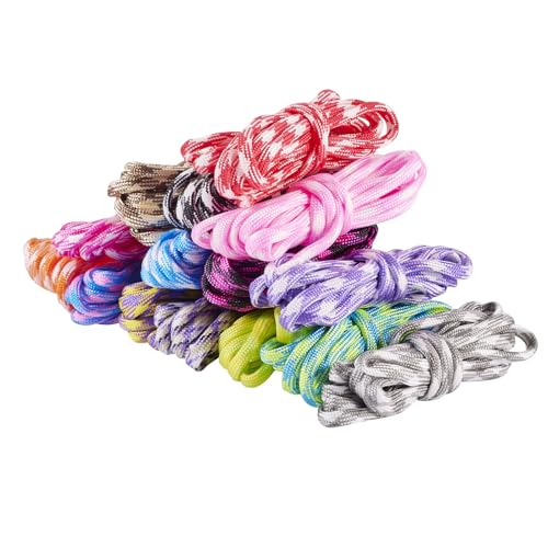 KISSITTY Geflochtene Polyesterschnur, 4 mm, Paracord-Stoffband, Elastan-Kordel, Seile für Armbänder, Makramee, chinesische Knoten, Schmuck, Handwerk, Vorhang-Raffhalter, verschiedene Farben KISSITTY Geflochtene Polyesterschnur, 4 mm, Paracord-Stoffband, Elastan-Kordel, Seile für Armbänder, Makramee, chinesische Knoten, Schmuck, Handwerk, Vorhang-Raffhalter, verschiedene Farben von KISSITTY