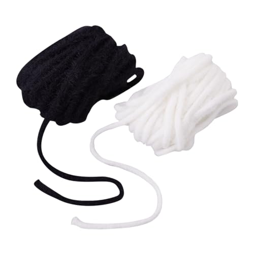 KISSITTY Premier Big Twist Garne zum Häkeln, 1/4 Zoll Plüschgarn zum Häkeln, Kleidung, Nähen, Schleifen, verschiedene Farben, 20 Meter von KISSITTY