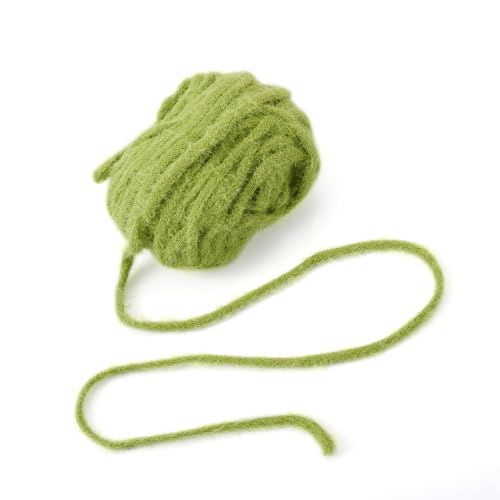 KISSITTY Premier Big Twist Garne zum Häkeln, Sweet Snuggles Lite Garn, Deckenband, Chenille-Garne zum Häkeln, Kleidung, Basteln, Nähen, Schleifen, Gelb, Grün, 20 Meter von KISSITTY