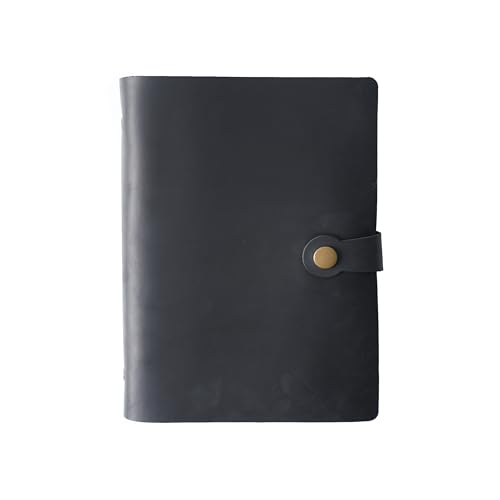 KISSKI·H Olvido Notizbuch aus echtem Leder, nachfüllbar, A6, Schreibtagebuch für Männer, 6-Ringbuch, Notizblock, Organizer mit liniertem Papier, Tagebuch, Notizbuch, persönliches/geschäftliches KISSKI·H Olvido Notizbuch aus echtem Leder, nachfüllbar, A6, Schreibtagebuch für Männer, 6-Ringbuch, Notizblock, Organizer mit liniertem Papier, Tagebuch, Notizbuch, persönliches/geschäftliches von KISSKI·H Olvido