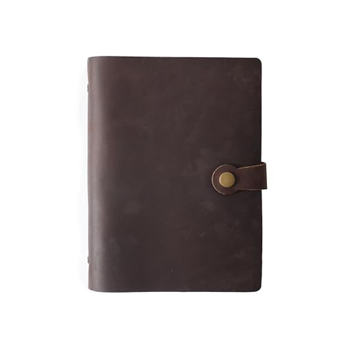 KISSKI·H Olvido Personalisiertes A7-Leder-Tagebuch für Herren, nachfüllbar, 6-Ringbuch, Reisetagebuch, Tagebuch, Schreibplaner, gravierte Geschenke für Frauen, personalisierbar, Dunkelbraun KISSKI·H Olvido Personalisiertes A7-Leder-Tagebuch für Herren, nachfüllbar, 6-Ringbuch, Reisetagebuch, Tagebuch, Schreibplaner, gravierte Geschenke für Frauen, personalisierbar, Dunkelbraun von KISSKI·H Olvido