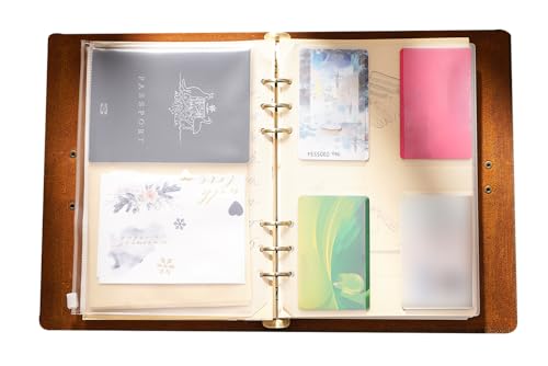 KISSKI·H Olvido Reise-Notizbuch aus Leder, A5, nachfüllbar, Notizbuch, 6-Ringbuch-Organizer, Vintage-Tagebuch für Studenten/Schriftsteller/Business, Geschenk für Damen/Herren, Braun KISSKI·H Olvido Reise-Notizbuch aus Leder, A5, nachfüllbar, Notizbuch, 6-Ringbuch-Organizer, Vintage-Tagebuch für Studenten/Schriftsteller/Business, Geschenk für Damen/Herren, Braun von KISSKI·H Olvido