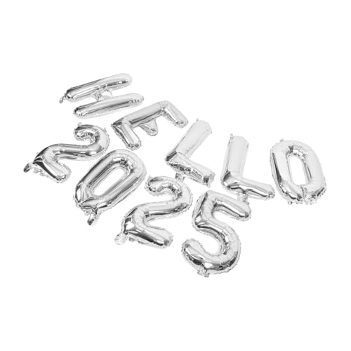 KITANDOVE 1 Satz Zahlenbriefballon Weihnachtsfeier Ballon Zahlenballons 2025 Frohes Neues Jahr Ballon Luftballons 2025 Folienballons Partyballon Goldballons Für Aluminiumfolie Silber KITANDOVE 1 Satz Zahlenbriefballon Weihnachtsfeier Ballon Zahlenballons 2025 Frohes Neues Jahr Ballon Luftballons 2025 Folienballons Partyballon Goldballons Für Aluminiumfolie Silber von KITANDOVE