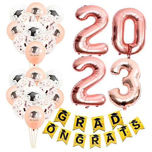 KITANDOVE 1 Set Luftballons Zur Abschlusssaison, Abschlussballons 2023, Abschlusshintergrund, Abschlussdeckenluftschlangen, Abschlusskappen Girlande, Ballon Für Die Abschlussfeier, KITANDOVE 1 Set Luftballons Zur Abschlusssaison, Abschlussballons 2023, Abschlusshintergrund, Abschlussdeckenluftschlangen, Abschlusskappen Girlande, Ballon Für Die Abschlussfeier, von KITANDOVE