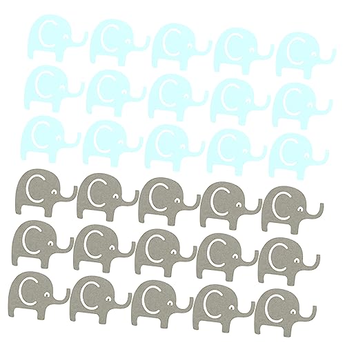 KITANDOVE 100 Stück Papier Tischdekorationen Geschlecht Offenbaren Elefanten Konfetti Babyparty Elefanten Konfetti Babyparty Elefanten Dekorationen Dekoratives Elefanten Konfetti von KITANDOVE