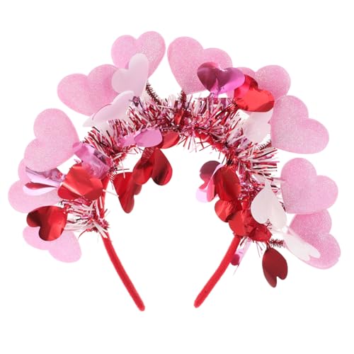 KITANDOVE Herz-stirnband Mit Pailletten 10 Stück Glitzer-herz-haarband Festliche Kopfbedeckung Für Valentinstag Hochzeit Party Rosa KITANDOVE Herz-stirnband Mit Pailletten 10 Stück Glitzer-herz-haarband Festliche Kopfbedeckung Für Valentinstag Hochzeit Party Rosa von KITANDOVE