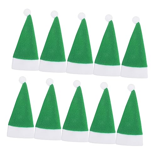 KITANDOVE 10er Satz Mini Weihnachts-Lolli-hüte Kleine Weihnachtshüte Für Lolli-bonbons von KITANDOVE