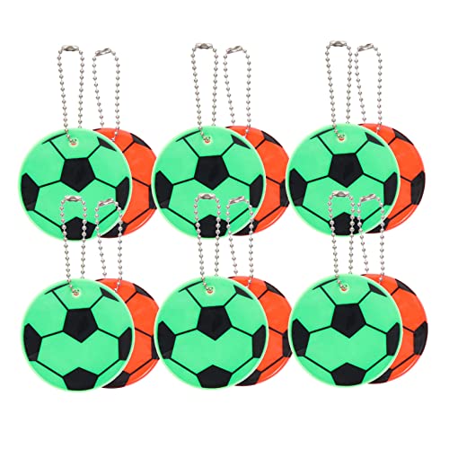 KITANDOVE 12 Stück Reflektierende Fußball Anhänger, Schlüsselanhänger, Anhänger, Schlüsselanhänger, Hängedeko Für Taschen, Reflektierende Hängedeko, Rucksack Anhänger, Hängedeko Für KITANDOVE 12 Stück Reflektierende Fußball Anhänger, Schlüsselanhänger, Anhänger, Schlüsselanhänger, Hängedeko Für Taschen, Reflektierende Hängedeko, Rucksack Anhänger, Hängedeko Für von KITANDOVE